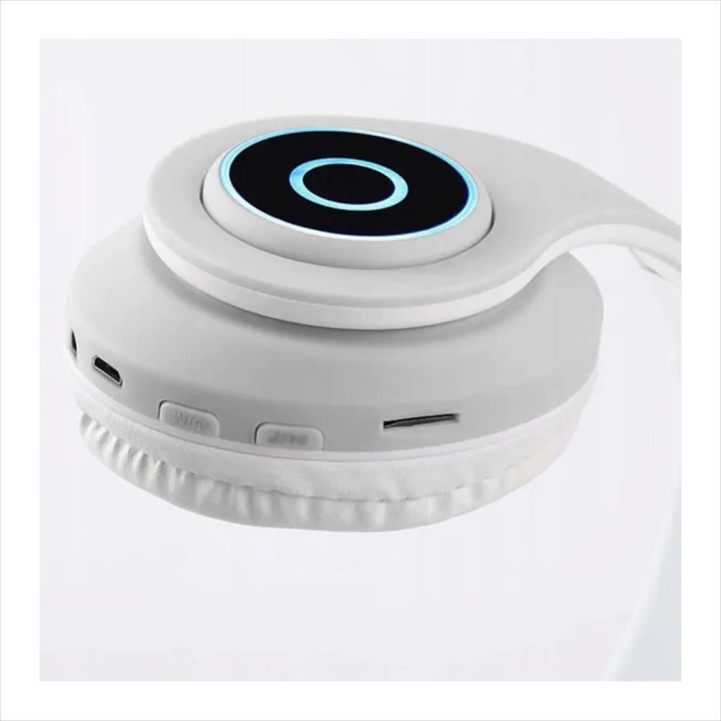 HEADPHONES WIRED EXTRALINK KIDS CAT-EAR PRO, WHITE, FOLDABLE, RGB - Image 4