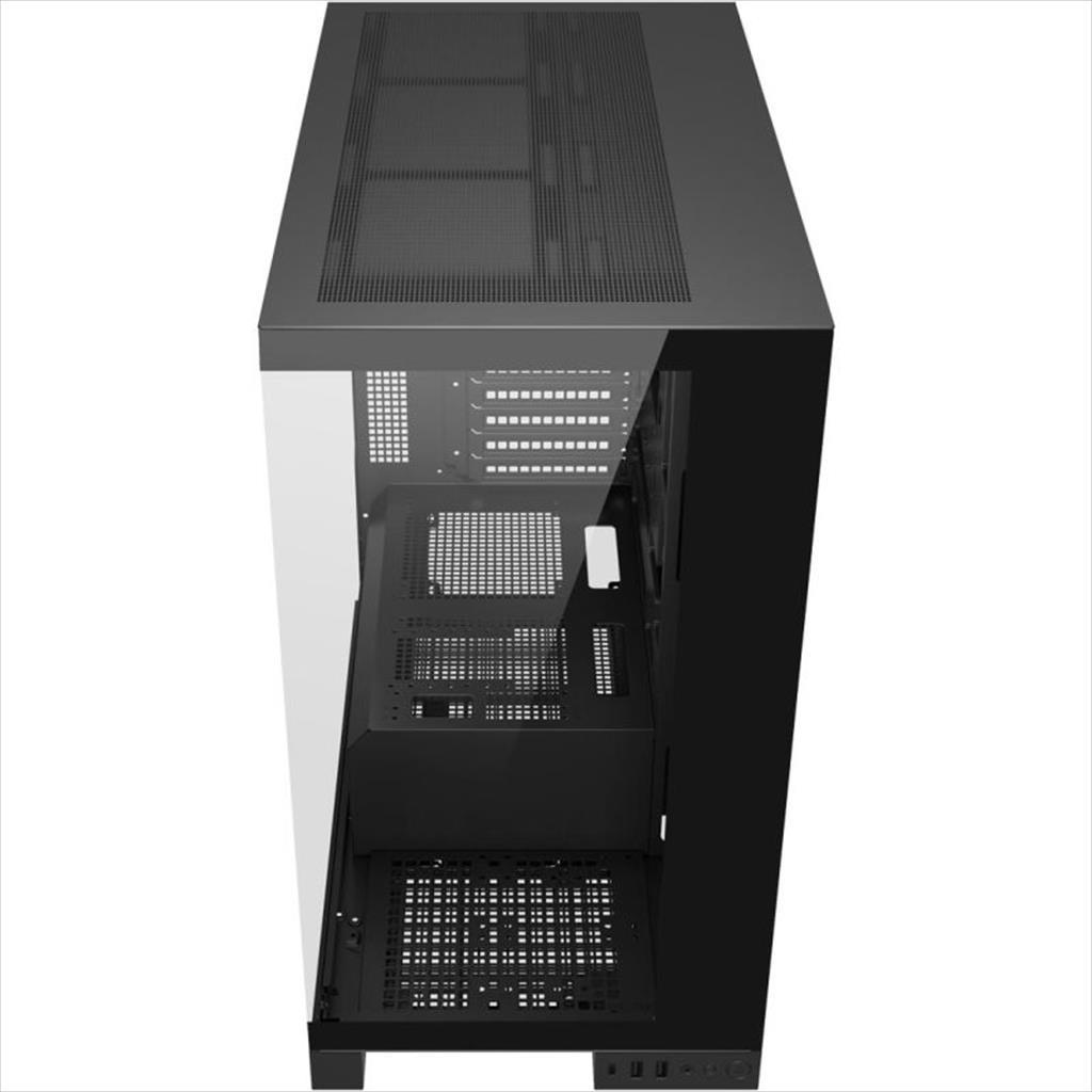 CASE FSP ATX Mid-Tower M540-BA, 4x120mm reverse PWM ARGB, w/Dual-glass panels, Black, POC0000274 - Image 3