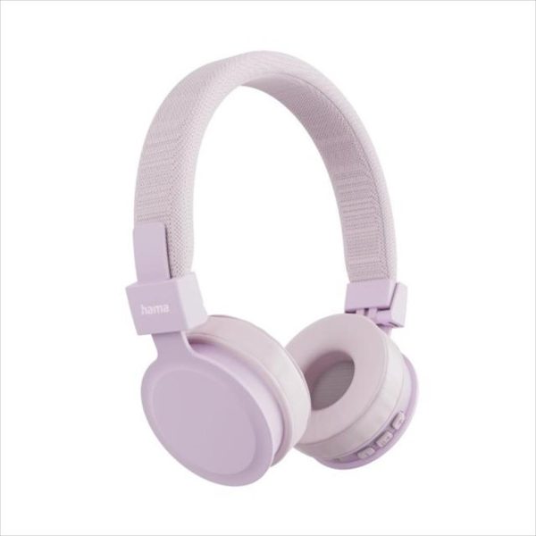HEADPHONES WIRELESS HAMA Freedom Lit III, Bluetooth foldable, w/microphone, Rose, 221768