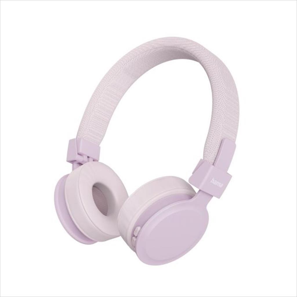 HEADPHONES WIRELESS HAMA Freedom Lit III, Bluetooth foldable, w/microphone, Rose, 221768 - Image 2