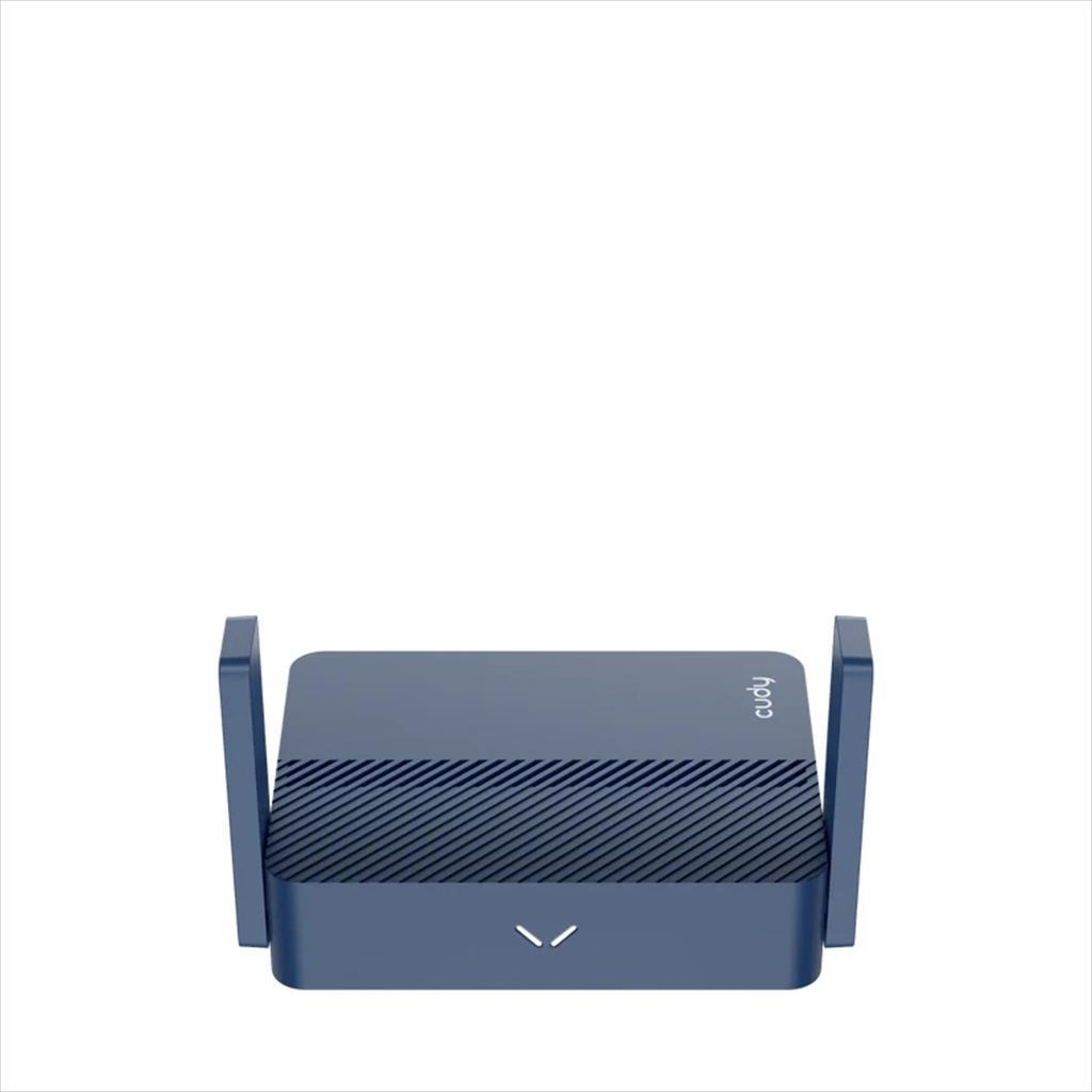 NET ROUTER WIRELESS DUAL BAND Wi-Fi 6 AX3000 CUDY TR3000, VPN TRAVEL w/2 antennas, 1x2.5 WAN  port, 1x LAN 100/1000 ports, USB-C