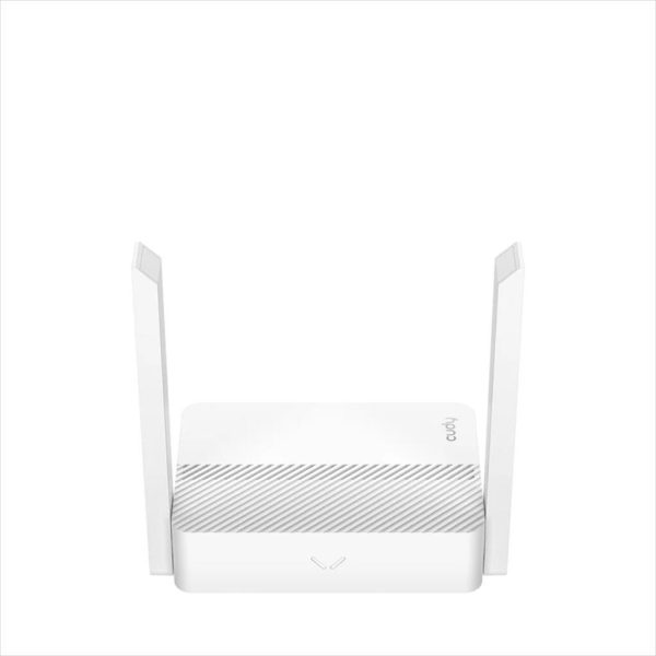 NET ROUTER WIRELESS DUAL BAND Wi-Fi 6 N300 CUDY WR300, 300Mbps, w/4 antennas,  4x LAN 10/100 ports, 2x5dBi antennas fixed