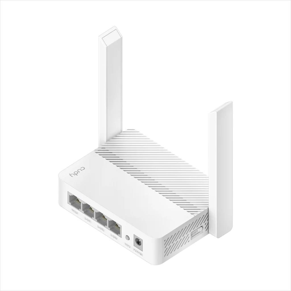 NET ROUTER WIRELESS DUAL BAND Wi-Fi 6 N300 CUDY WR300, 300Mbps, w/4 antennas, 4x LAN 10/100 ports, 2x5dBi antennas fixed - Image 3