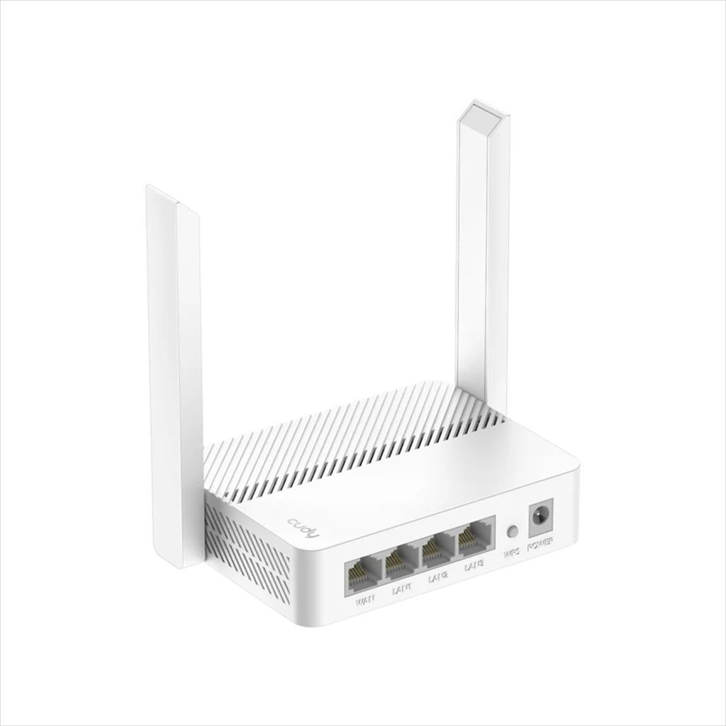 NET ROUTER WIRELESS DUAL BAND Wi-Fi 6 N300 CUDY WR300, 300Mbps, w/4 antennas, 4x LAN 10/100 ports, 2x5dBi antennas fixed - Image 4