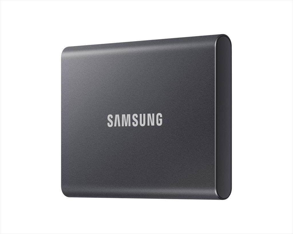 EXTERNAL SSD SAMSUNG T7 2TB USB 3.2 Gen2 Silver, MU-PC2T0T/WW - Image 2