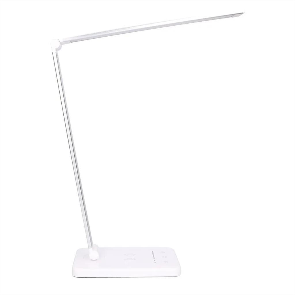 LED LIGHT EXTRALINK SMART LIFE DESK LAMP (5 light profiles) w/wireless charger WHITE