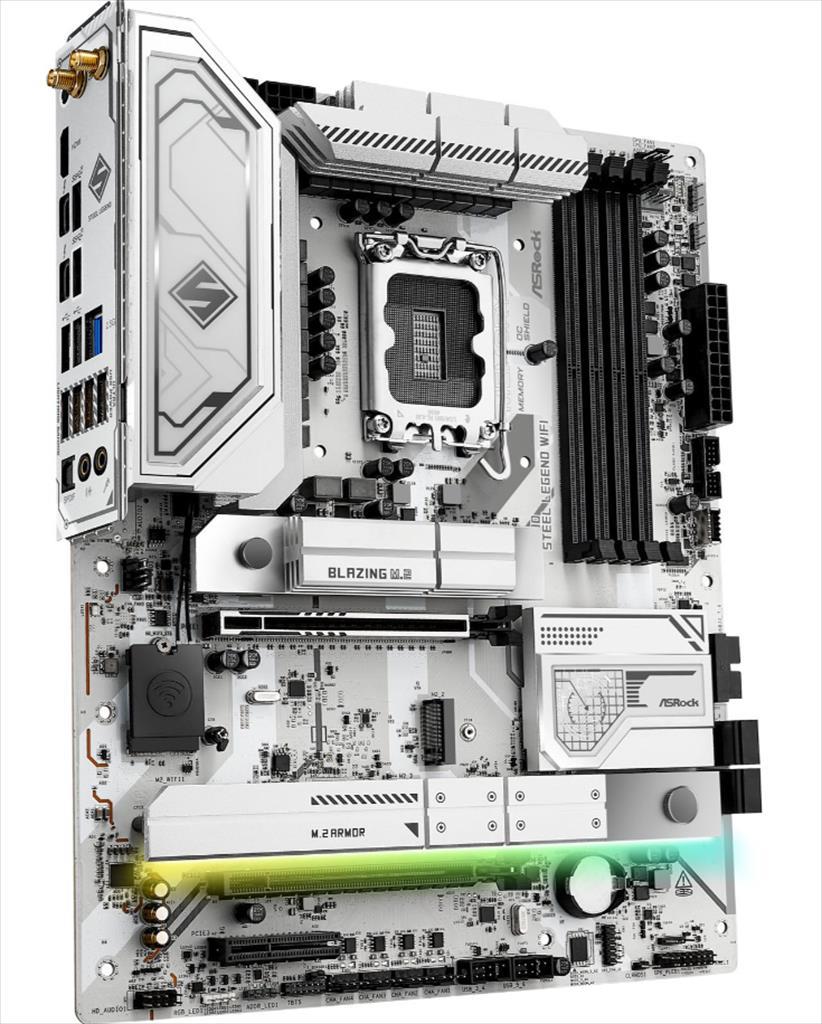MB 1851 Z890 STEEL LEGEND WIFI ASROCK, 4xDDR5 9466MHz, PCIex16 5.0, 2xPCIex4 4.0, 4xM.2 , 4xSATAIII, HDMI, 2xThunderbolt 4, 2.5G LAN, Wi-Fi 7, BT 5.4, 90-MXBPF0-A0UAYZ - Image 2