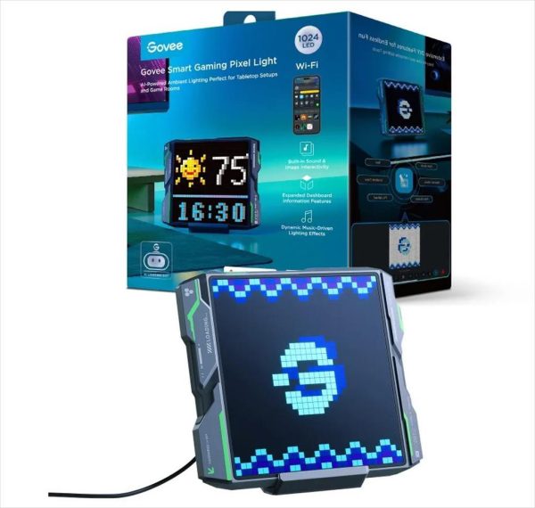 Game figurine govee h8630 pixel light smart lamp