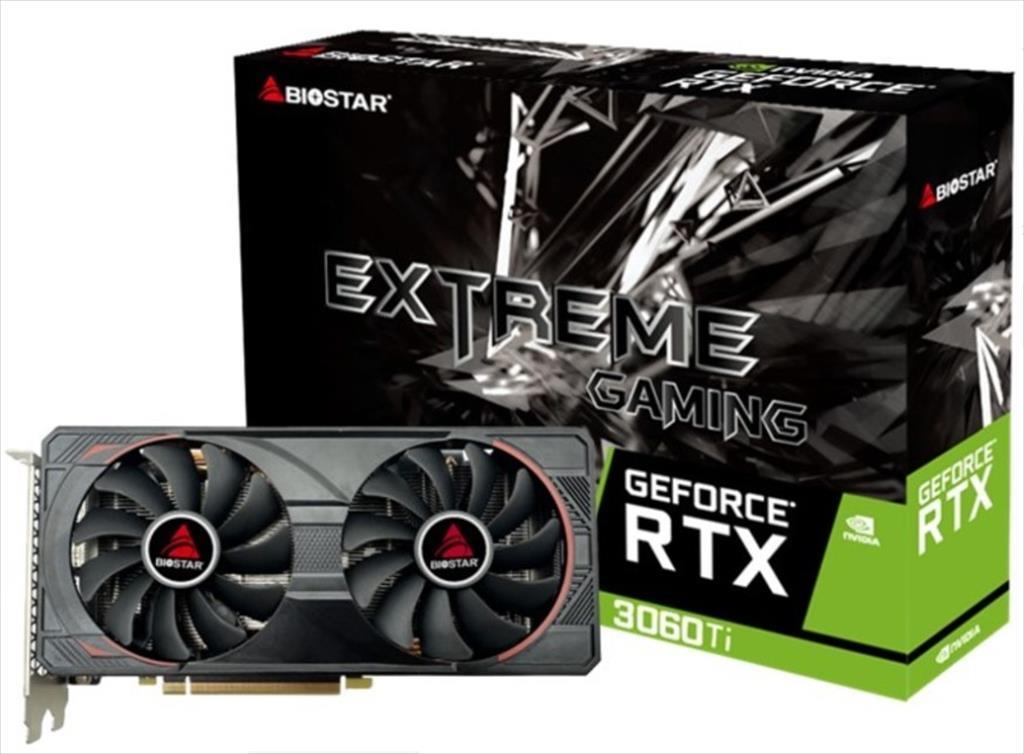 VGA BIOSTAR RTX 3060Ti 8GB GDDR6, HDMI ,3xDP, VN3606TM82
