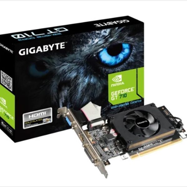 VGA GIGABYTE GT710 2GB GDDR3, HDMI, DVI, VGA,  GV-N710D3-2GL