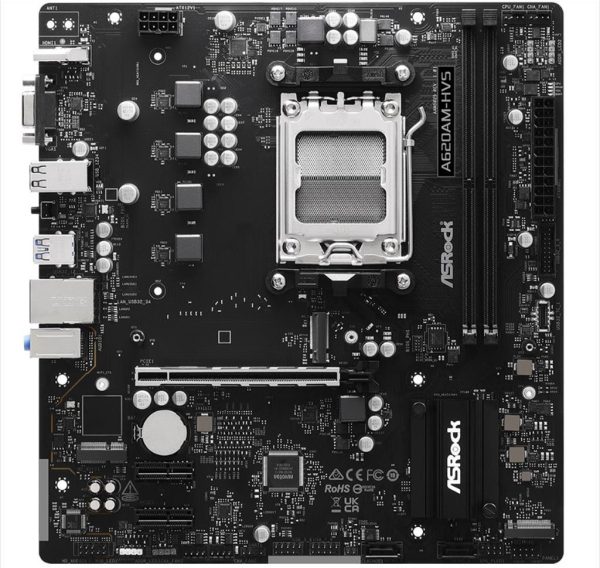 Mb am5 a620am-hvs asrock, 2xddr5 6800mhz, 1xpciex16 4.0, 2xpciex1, 2x m.2, hdmi, vga, 2xsataiii, 90-mxbsr0-a0uayzmb am5 a620am-hvs asrock, 2xddr5 6800mhz, 1xpciex16 4.0, 2xpciex1, 2x m.2, hdmi, vga, 2xsataiii, 90-mxbsr0-a0uayz