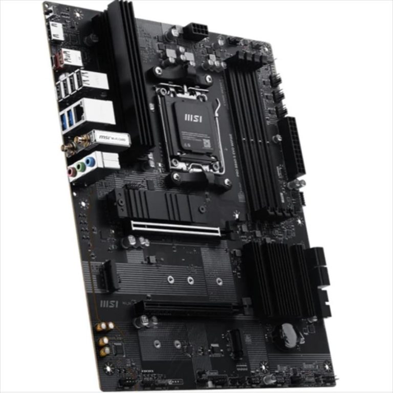 MB AM5 B840-S EVO PRO WIFI6E MSI 4xDDR5 8000Mhz (O.C), HDMI, 1x PCI-Ex16 4.0,1x PCI-Ex4 3.0, 3xM.2,4xSATA3, 2.5G LAN, Wi-Fi 6E,BT 5.3, 7E93-001R