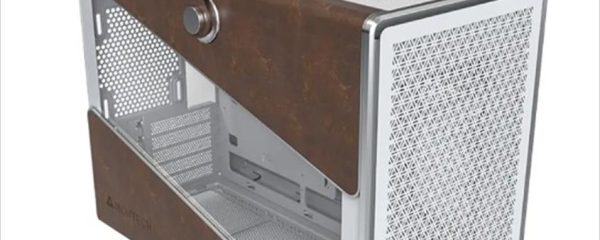 CASE MONTECH mATX HERITAGE w/ Tempered glass & Eco leather Finish, White