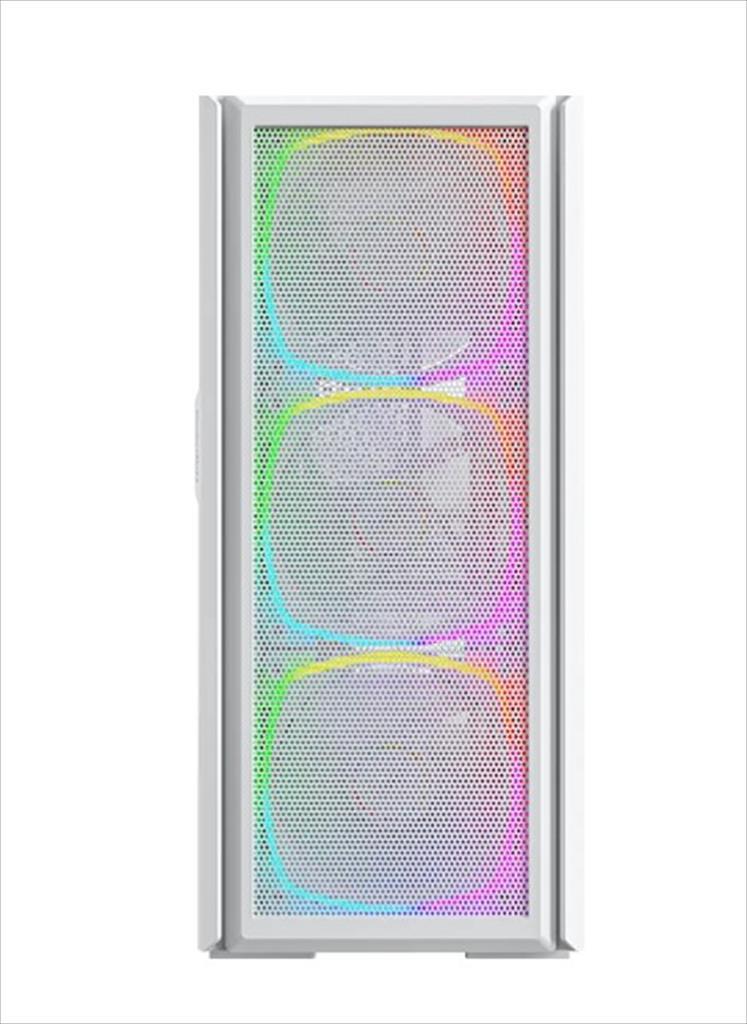 CASE MONTECH ATX SKY TWO GX ARGB w/Tempered glass, 3x140mm ARGB AX140 PWM fans, White, SKYTWOGXW - Image 3