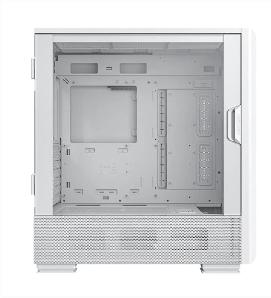 CASE MONTECH ATX SKY TWO GX ARGB w/Tempered glass, 3x140mm ARGB AX140 PWM fans, White, SKYTWOGXW - Image 4