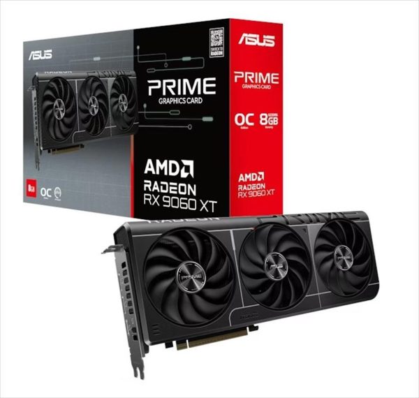 Vga asus rx 9060 xt prime oc 8gb gddr6 2xdp, hdmi, 90yv0mi0-m0na00