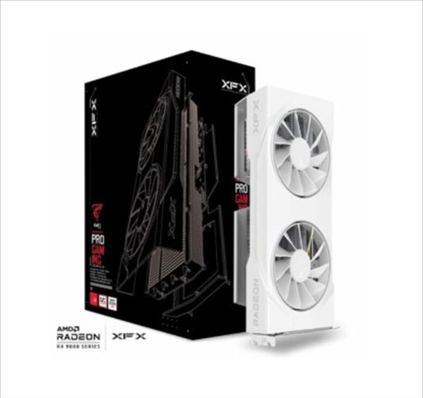 Vga xfx rx 9060 xt swift oc white edition 8gb gddr6 2xdp, hdmi, rx-96tsw8gwq