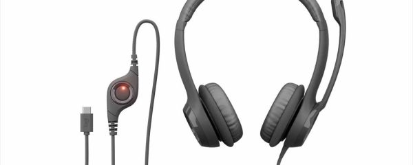 HEADPHONES LOGITECH H390 USB TYPE-C Black w/Microphone 981-001576