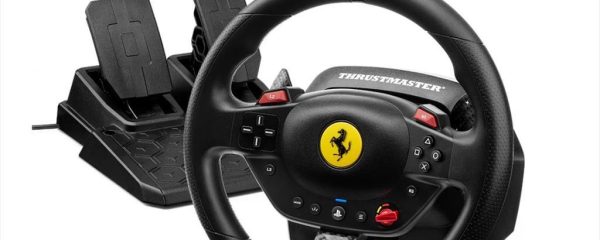 GAME WHEEL THRUSTMASTER T98 Ferrari 296 GTB, w/Pedals (PS4/PS5/PC),4160880