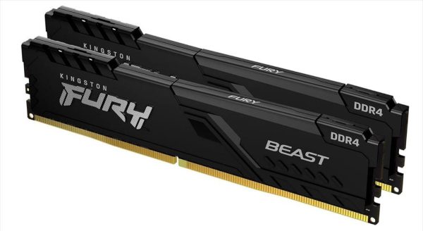 Ram ddr4 32gb (2x16gb) 3200mhz kingston  fury beast,  kf432c16bb1k2/32