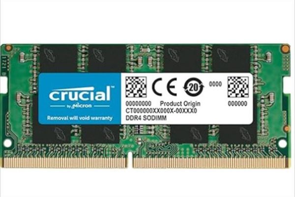 Ram so dimm ddr4 16gb 3200mhz cl22 crucial, ct16g4sfs832a