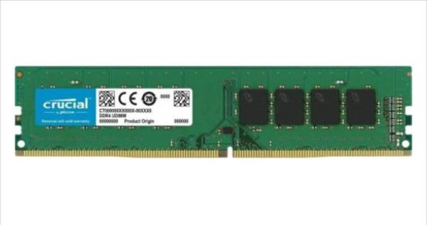Ram ddr4 8gb 3200mhz cl22 crucial udimm, cb8gu3200