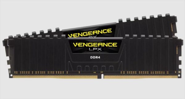 Ram ddr4 16gb (2x8gb) 3200mhz corsair vengeance cl16, black ,cmk16gx4m2e3200c16