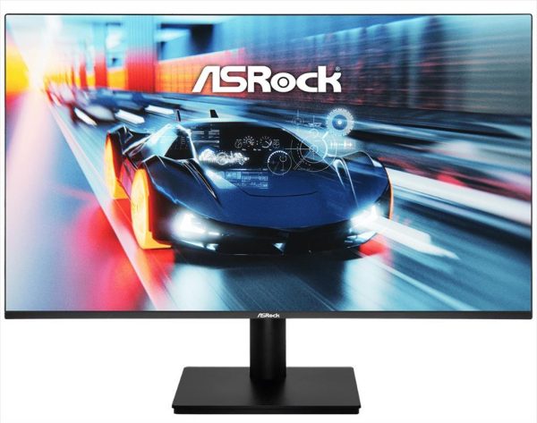 Monitor 27" asrock cl27ffb, flat ips, 1ms, 144hz,  amd freesync, 16:9, full hd, hdmi, vga, tilt