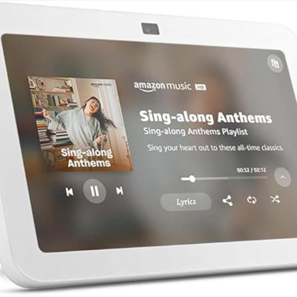 SMART DISPLAY AMAZON ECHO SHOW 8, 4th Gen, MULTIMEDIA SPEAKER, WHITE