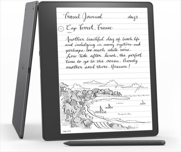 Tablet amazon kindle scribe 2022 10,2" 16gb, gray, w/basic pen and digital notebook, b09bs5xwns