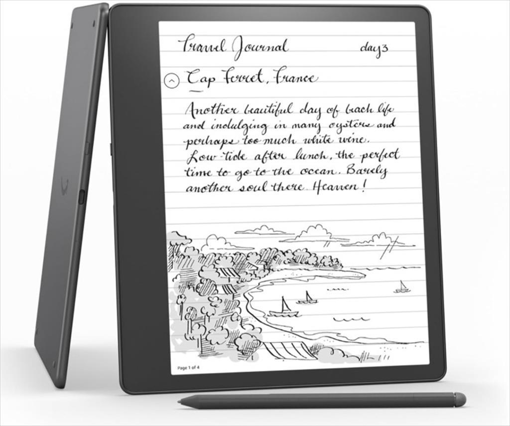 TABLET AMAZON KINDLE SCRIBE 2022 10,2" 16GB, Gray, w/Basic Pen and Digital Notebook, B09BS5XWNS