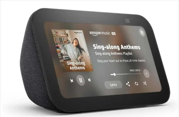 Smart display amazon echo show 5, 3rd gen, multimedia speaker, black, b09b2sbhqk