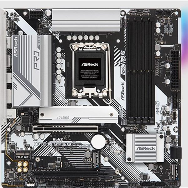 MB 1700 B760M PRO RS ASROCK DDR5, 4xDDR5 7200MHz(OC), 3xM.2, HDMI, DP, PCIex16 5.0, PCIex4 3.0, 4xSATAIII,2.5Gb LAN