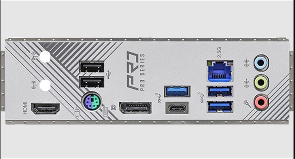 MB 1700 B760M PRO RS ASROCK DDR5, 4xDDR5 7200MHz(OC), 3xM.2, HDMI, DP, PCIex16 5.0, PCIex4 3.0, 4xSATAIII,2.5Gb LAN - Image 3