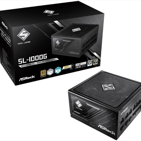 PSU 1000W ASROCK Steel Legend 80+ GOLD ATX 3.1& PCIe5.1, FULL MODULAR, SL-1000G