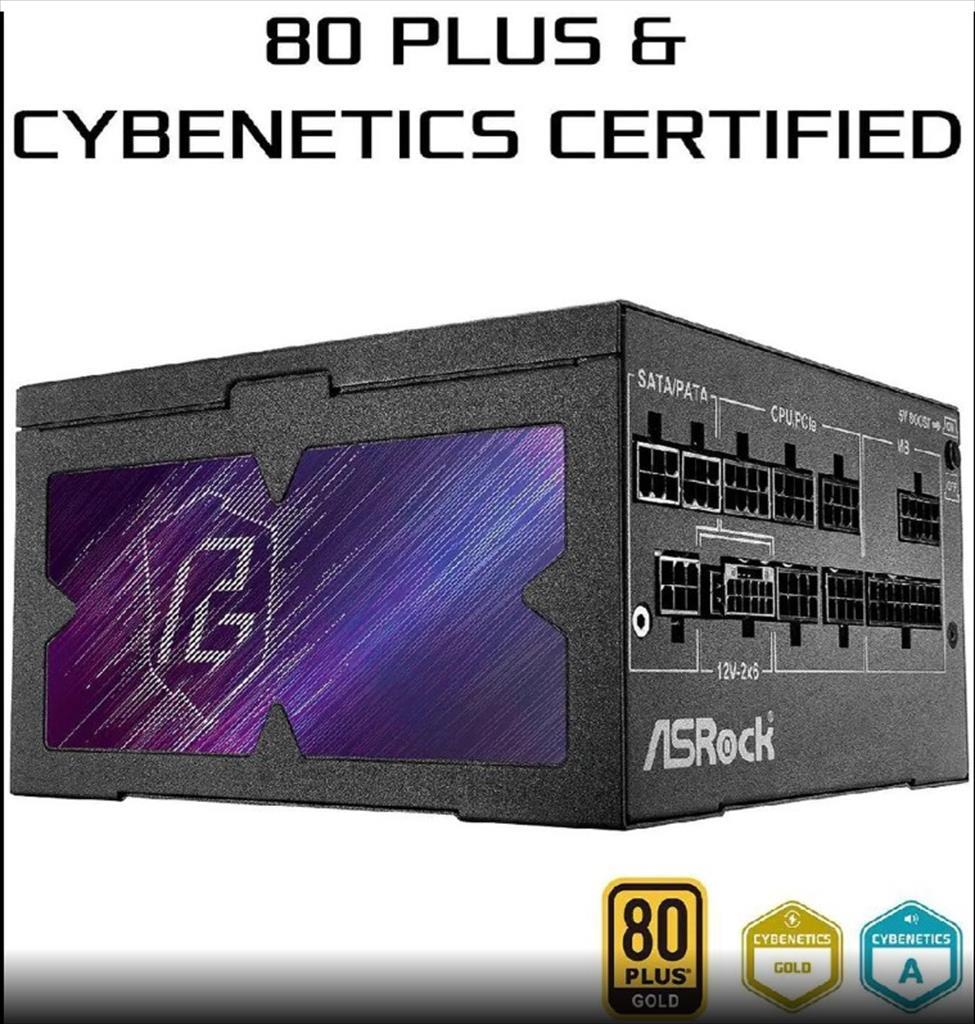 PSU 1000W ASROCK Phantom Gaming 80+ GOLD ATX 3.1& PCIe5.1,FULL-MODULAR, PG-1000G - Image 2