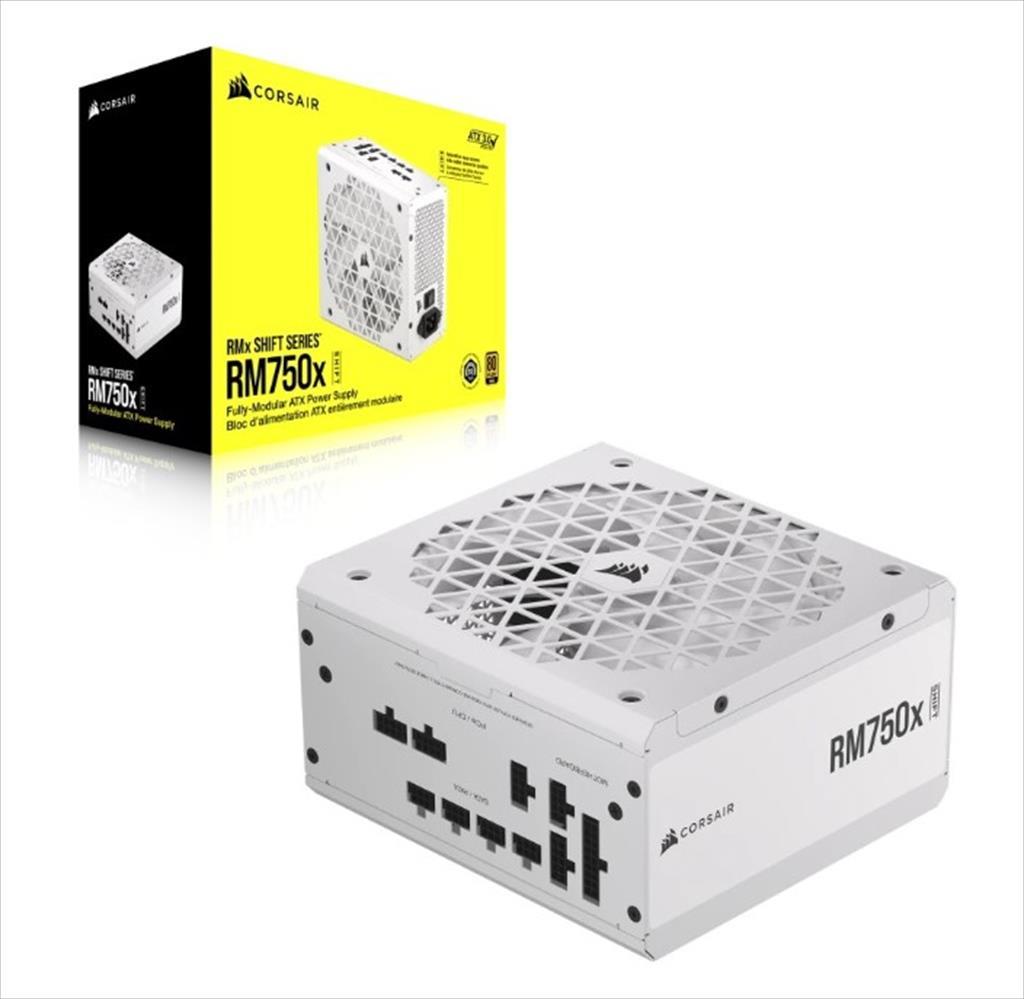 PSU 750W CORSAIR RM750X SHIFT WHITE 80 PLUS GOLD ATX 3.1& PCIe5.1 FULL MODULAR CP-9020273-EU - Image 3