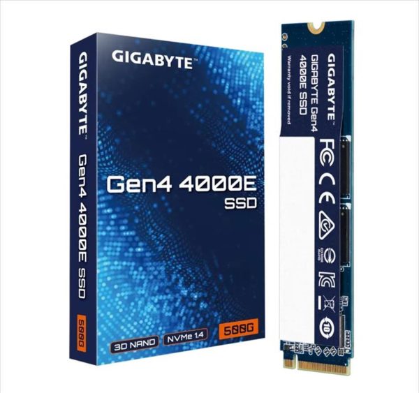 Ssd m.2 500gb gigabyte 4000e nvme pcie gen4 g440e500g