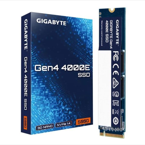 SSD M.2 500GB GIGABYTE 4000E NVMe PCIe Gen4 G440E500G