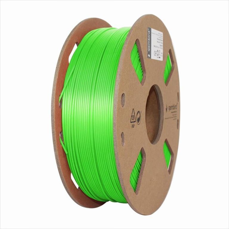 FILAMENT FOR 3D PRINTER PLA PLUS 1,75mm 1kg GEMBIRD Green, 3DP-PLA+1.75-02-G