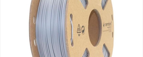 FILAMENT FOR 3D PRINTER PLA PLUS 1,75mm 1kg GEMBIRD Grey, 3DP-PLA+1.75-02-GR