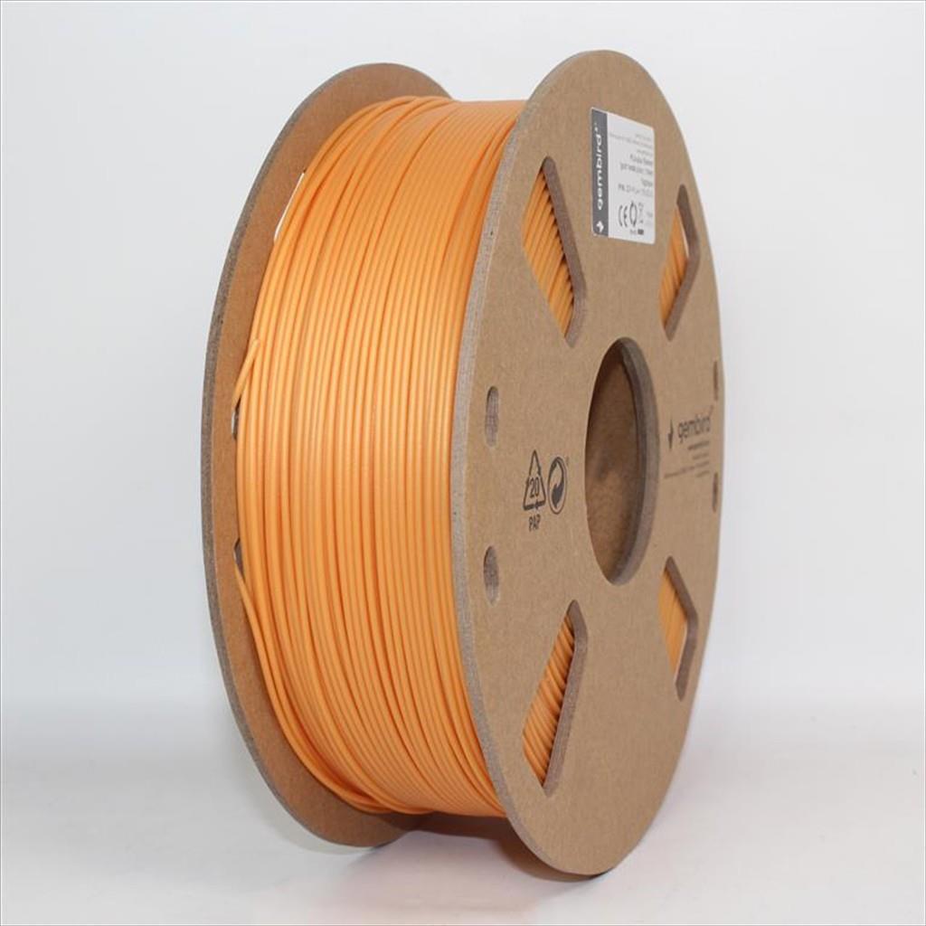 FILAMENT FOR 3D PRINTER PLA PLUS 1,75mm 1kg GEMBIRD Orange, 3DP-PLA+1.75-02-O