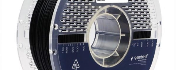 FILAMENT FOR 3D PRINTER PLA EXTRA FLEXIBLE 1,75mm 1kg GEMBIRD Black, 3DP-PLA-FL2-01-BK