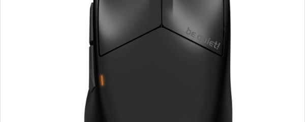 MOUSE WIRELESS USB BE QUIET! DARK PERK ERGO (PixArt PAW3950 sensor), 32000 DPI, 55 g, 8K polling rate, 2.4GHz, PTFE glide skates, Black, BM007
