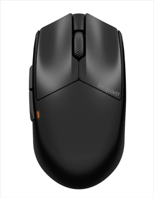 Mouse wireless usb be quiet! dark perk sym (pixart paw3950 sensor), symmetrical shape, 32000 dpi, 55 g, 8k polling rate, 2.4ghz, ptfe glide skates, black, bm008