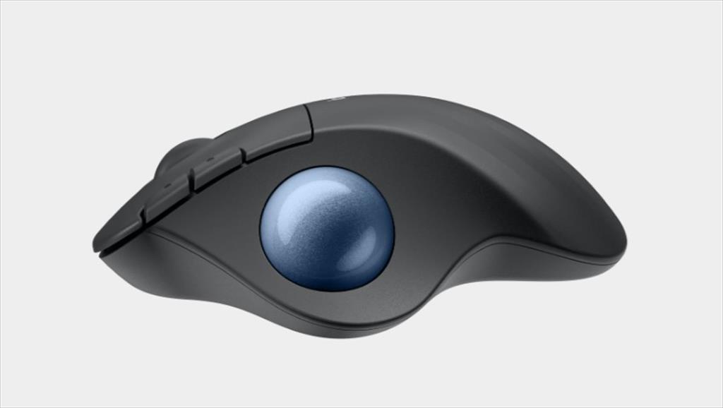 MOUSE WIRELESS LOGITECH ERGO M575S TRACKBALL Graphite Bolt+Blue ball, w/bluetooth 910-007029 - Image 2