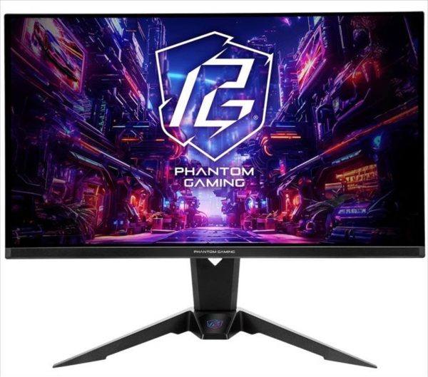 Monitor 27" asrock phantom gaming pg27frs1a curved, 1920 x 1080 at 280 hz, va panel , amd freesync premium, 1ms, 2xhdmi 2.0, 1x dp, swivel+tilt, speaker: 2wx2, 90lxa0g0-a0e1a0v