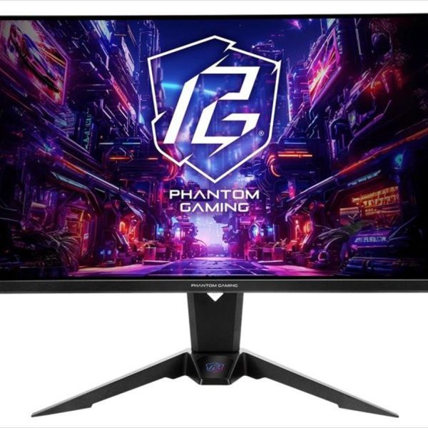 MONITOR 27" ASROCK PHANTOM GAMING PG27FRS1A CURVED, 1920 x 1080 at 280 Hz, VA Panel , AMD FreeSync Premium, 1ms, 2xHDMI 2.0, 1x DP, Swivel+Tilt, Speaker: 2Wx2, 90LXA0G0-A0E1A0V