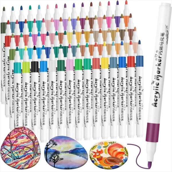 ACRYLIC MARKER SET EXTRALINK (60 colors)