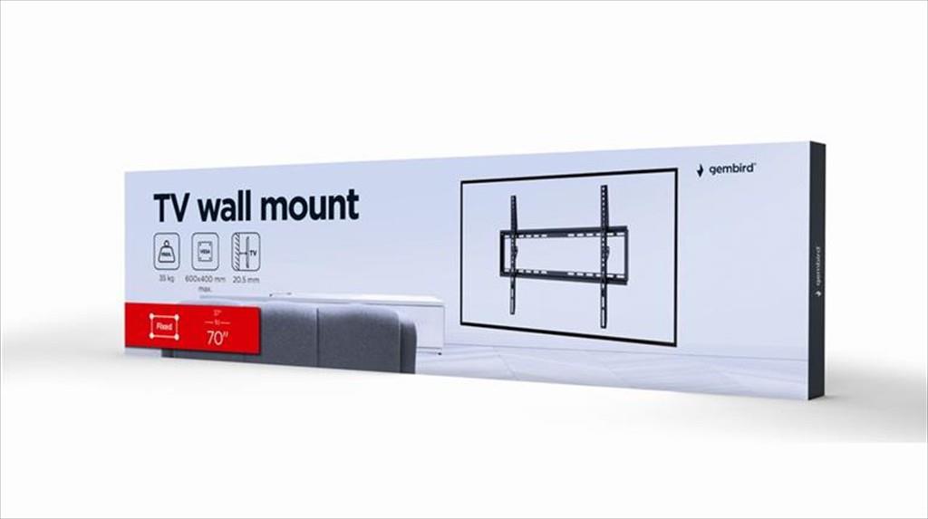 TV WALL MOUNT 37-70" 40kg GEMBIRD, Fixed, WM-70F-03 - Image 2